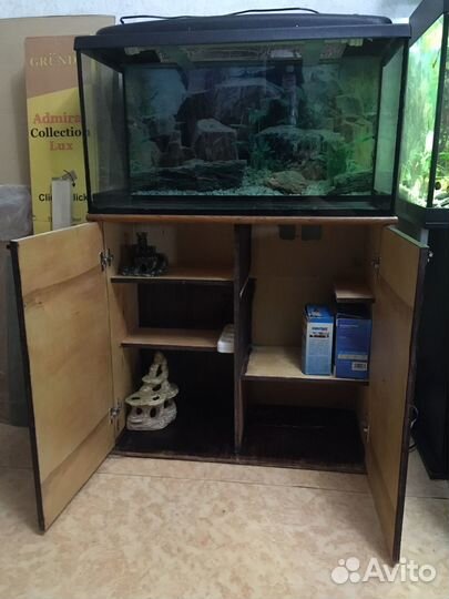 Аквариум 120 литров с тумбой
