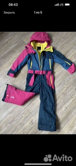 Горнолыжный костюм детский 140