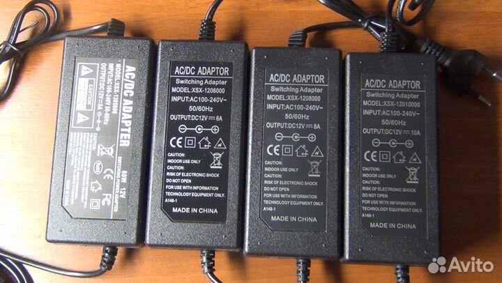 Блок питания сетевой адаптер 12V 5A/6A/8A/10A