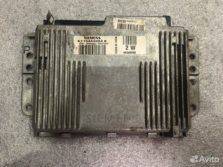 Блок эбу daewoo matiz 08