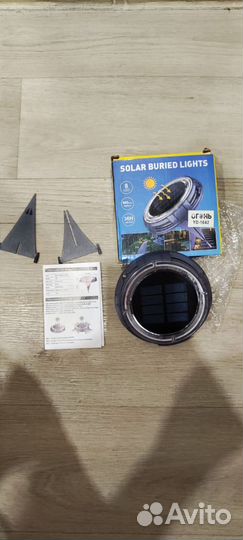 Светильник садовый от солнечной батареи LED,белый