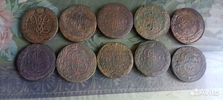 Пятаки екатерины 2