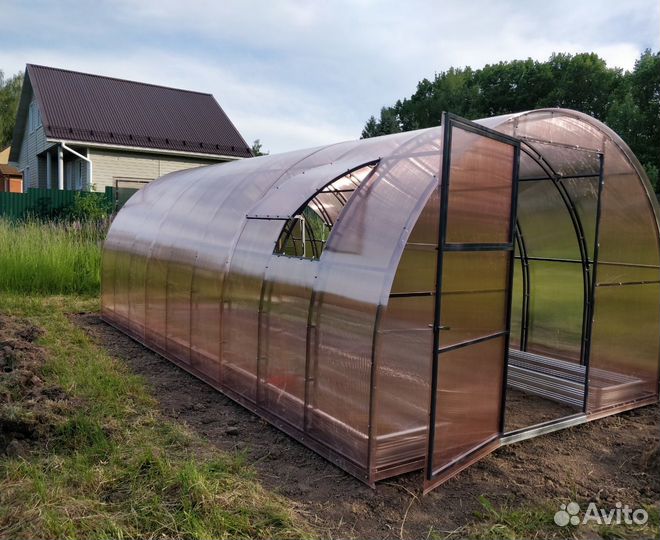 Теплицы с двойной дугой