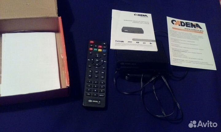 TV приставка Cadena на 20 бесплатных каналов