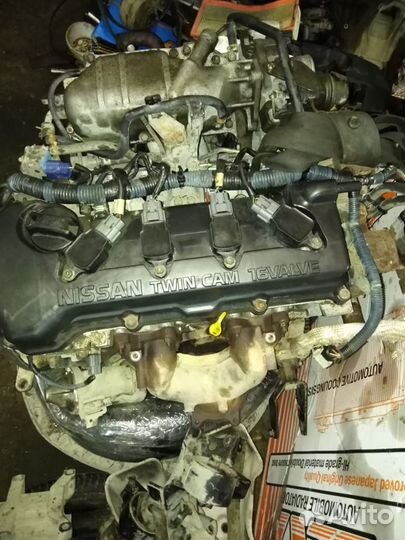 Двигатель и АКПП на nissan bluebird в Новосибирск