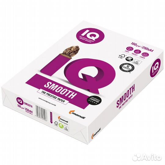 Бумага IQ Smooth (А4) 160 г/м2