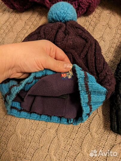 Шапка+ 2 снуда+ шарф