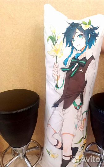 Подушка Дакимакура венти геншин
