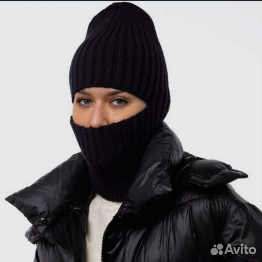 Балаклава черная на зиму