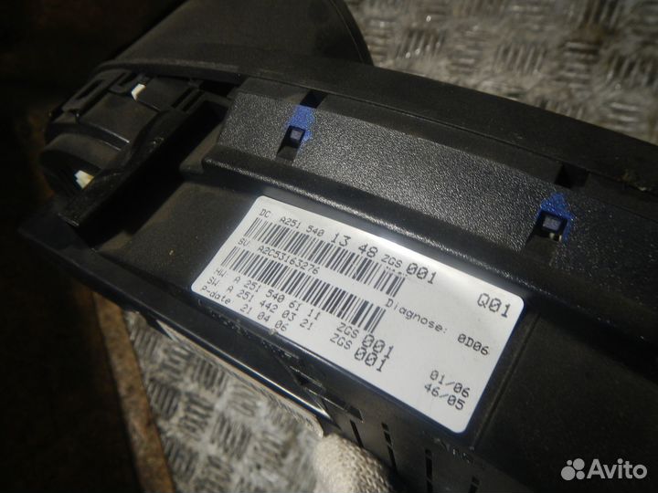 Б/У Б/У Панель приборов, Mercedes-Benz