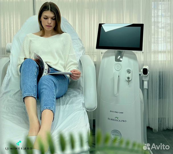 Диодный лазер для эпиляции Lumines. Макс Про 2000вт