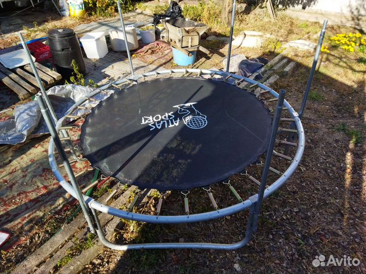 Батут с сеткой бу
