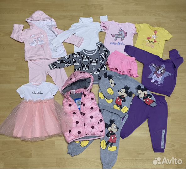 Пакет вещей для девочки 86-92