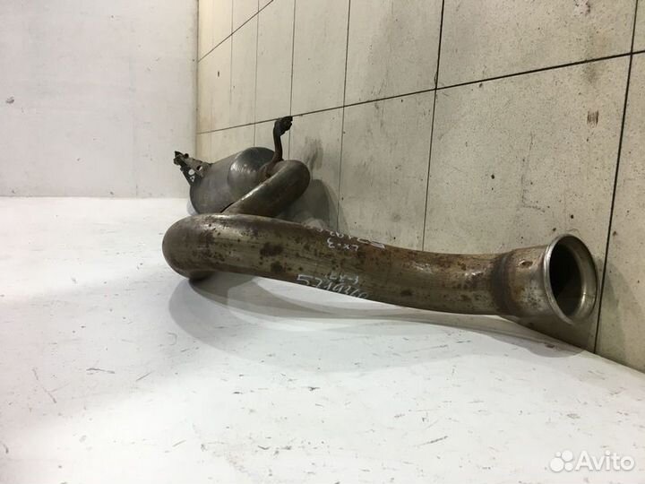 Задняя банка глушителя