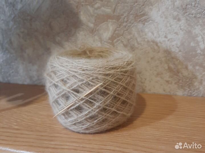 Пряжа из собачьей и овечьей шерсти