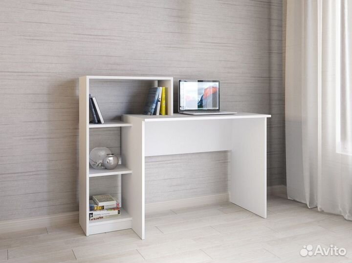 Компьютерный стол белый Доставка бесплатная