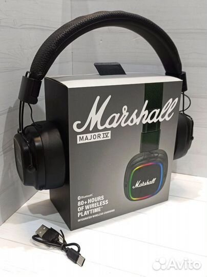 Беспроводные наушники marshall major iv black