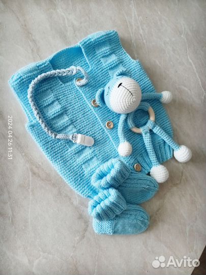 Комплект для новорожденного, выписка, фотосессия