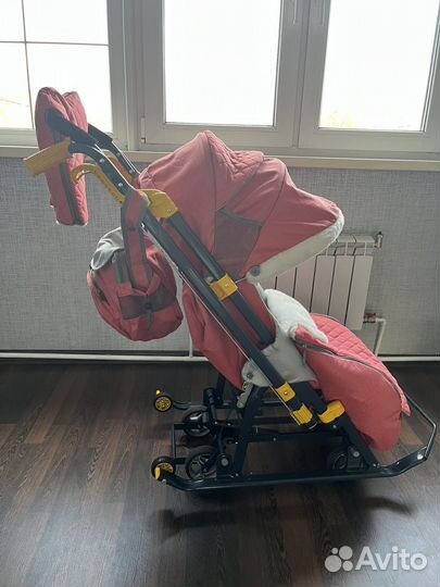 Детские санки коляска ника