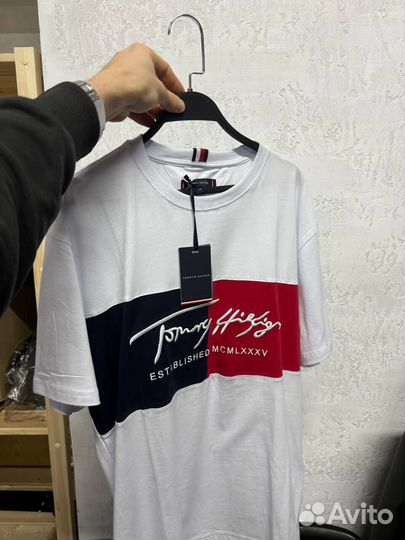 Футболка Tommy Hilfiger белая мужская