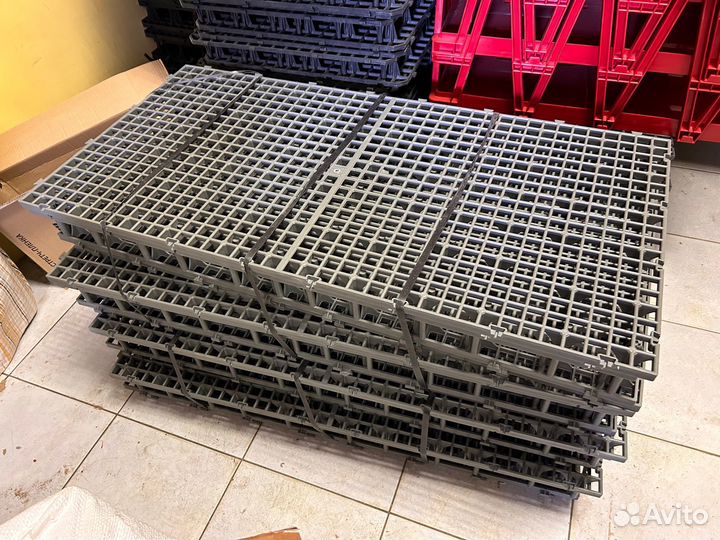 Решетчатые полы Голубей Куры Утки Индюки 10см