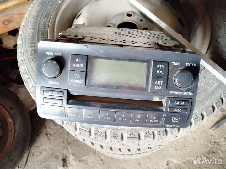 Штатная магнитола тойота королла е120