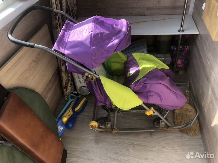 Коляска санки