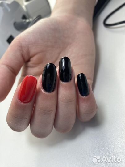 Модели на маникюр,покрытие гелем,наращивание