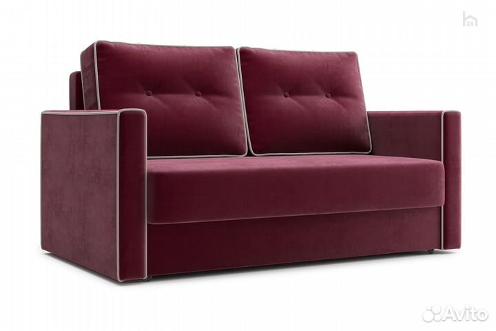 Диван прямой двухместный Нуар