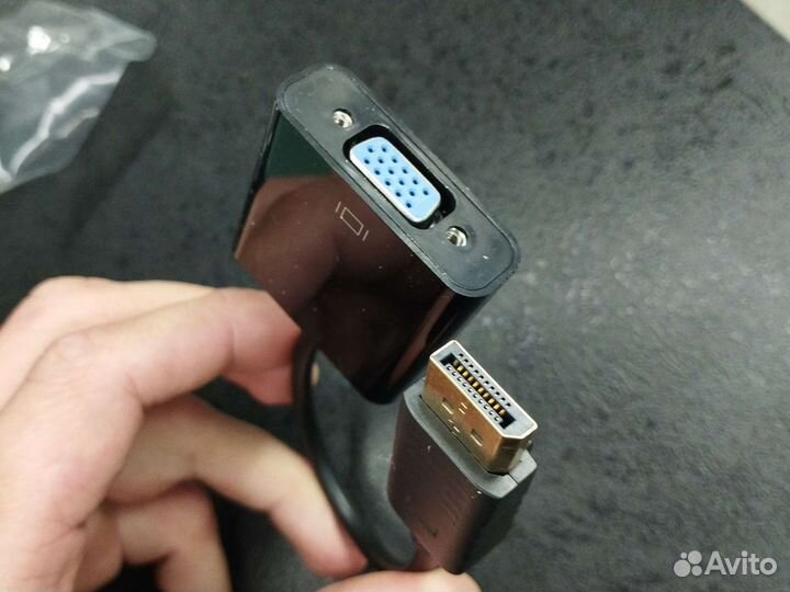Кабель displayport vga