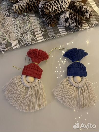 Новогодние украшения ручной работы