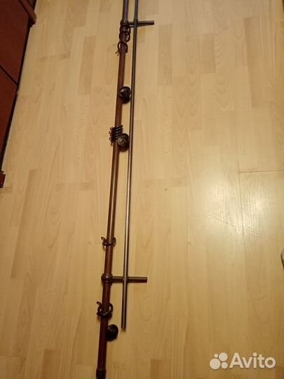 Гардина-карниз для штор и тюля 3м настенная