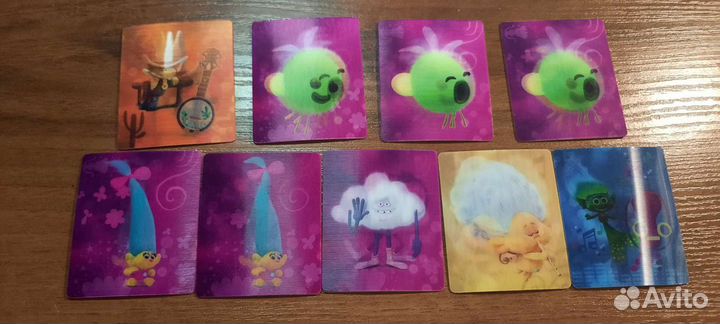 Карточки Тролли Большие гастроли