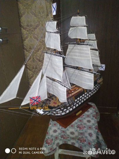 Сборная модель корабля из дерева