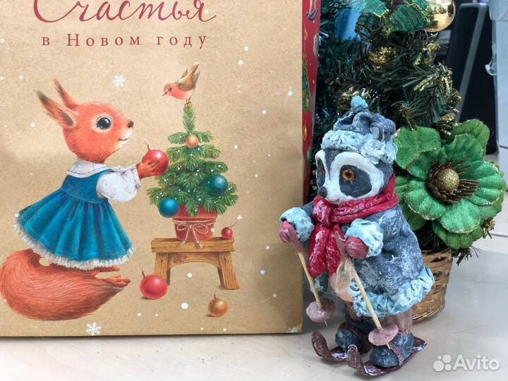 Ватные игрушки ручной работы