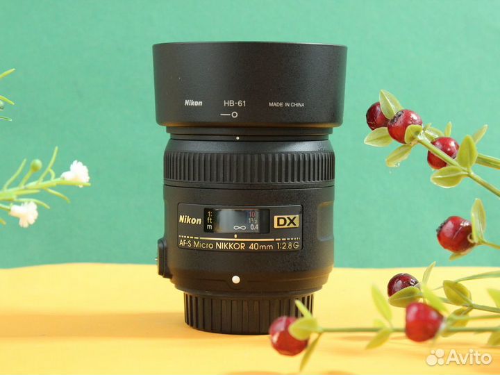 Объектив Nikon AF-S 40mm f2.8 micro