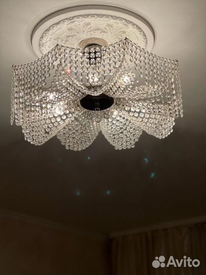 Люстра хрустальная чехия