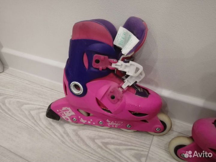 Роликовые коньки детские раздвижные