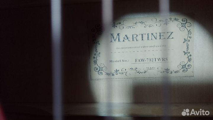 Гитара Martinez FAW-702twrs как новая
