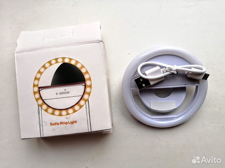 Подсветка для селфи и набор сменных объективов