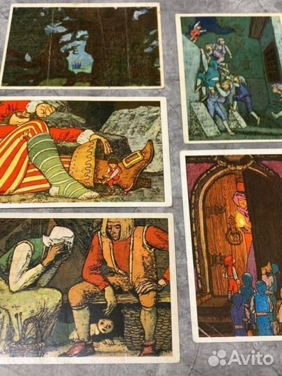 Открытки СССР Мальчик с пальчик