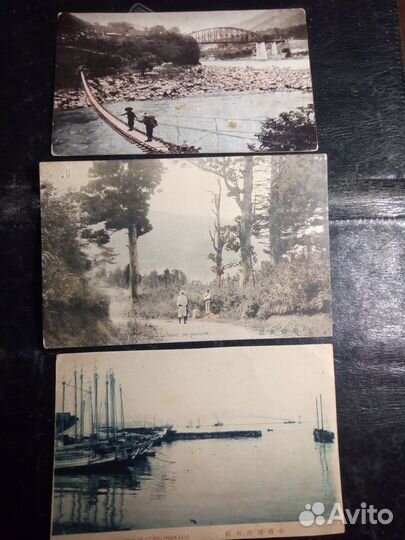 Карточка старые открытки Япония