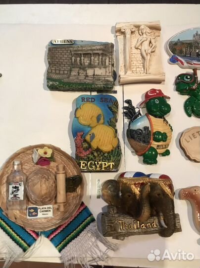 Набор магнитиков из 14 щтук из зарубежья