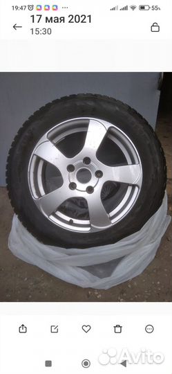 Колеса зима R16 липучки Nokian 205/55