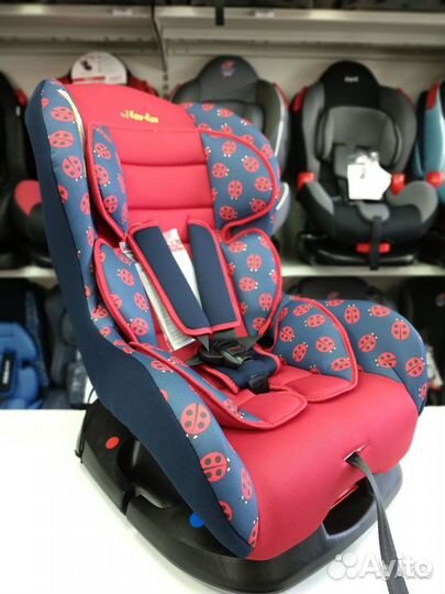 Автокресло 0-18кг Божья коровка Еду-Еду с регулиро