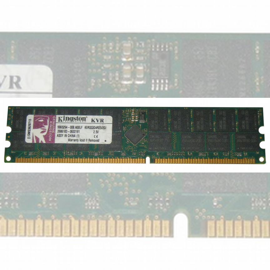 [KVR333D4R25/2GI] Оперативная Память Kingston 2gb Kvr333d4r25/2gi