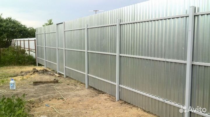 Забор из профнастила