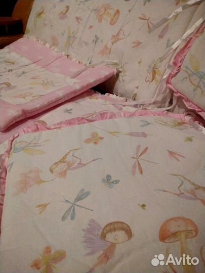 Бортики в детскую кроватку