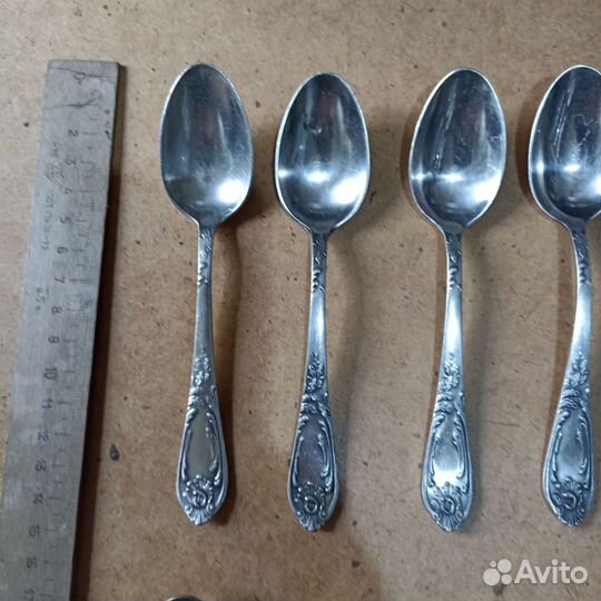 Ложки чайные мельхиор СССР