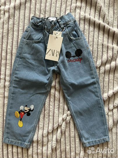 Джинсы zara для мальчика 92